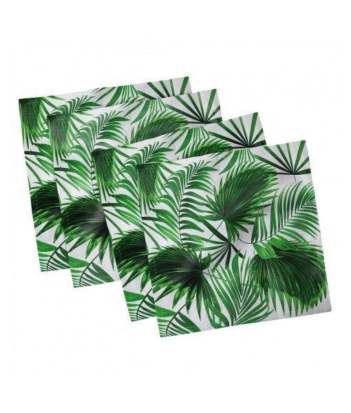 Palm Leaf Set of 4 Napkins  12