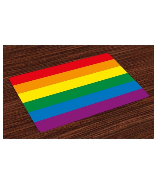 Rainbow Pride Place Mats Set of 4