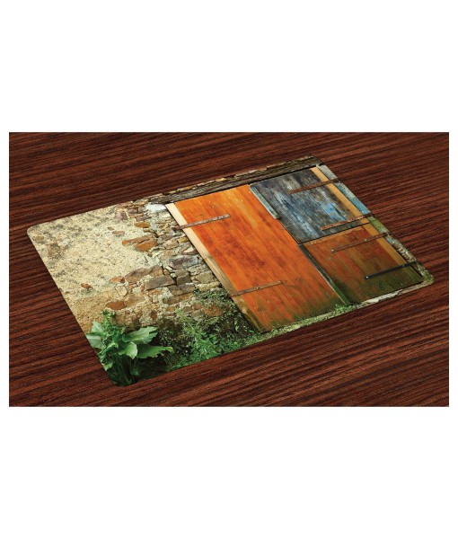 Shutters Place Mats  Set of 4