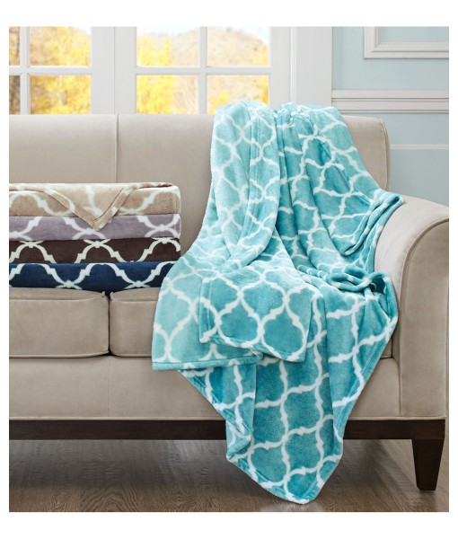 Geometric Plush Throw  60