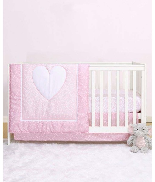 PS by Hearts 3-Piece Crib Bedding Set