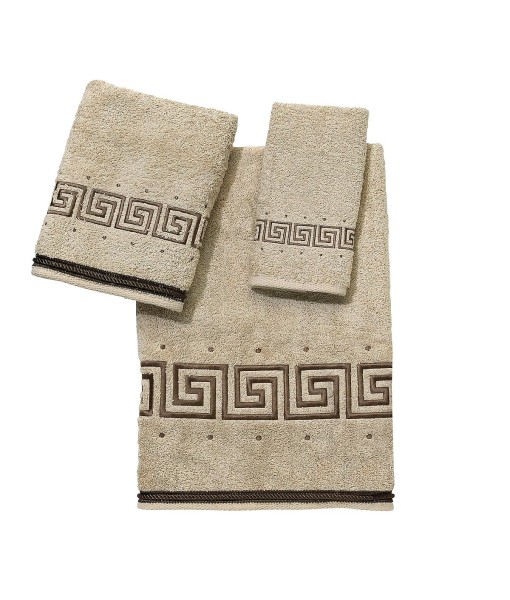 Pre Athena Embroidered Greek Key Hand Towel