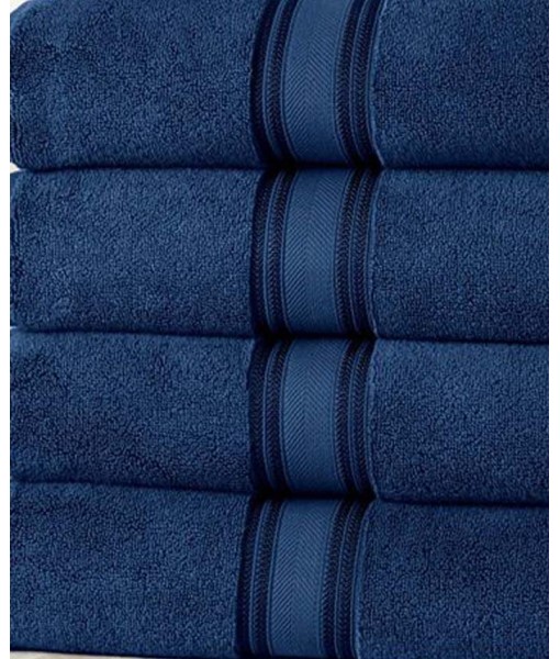 Zero Twist Oversized Bath Sheets Set - 4 Piece